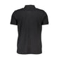 Gianmarco Venturi Black Cotton Polo Shirt Mens T-Shirt
