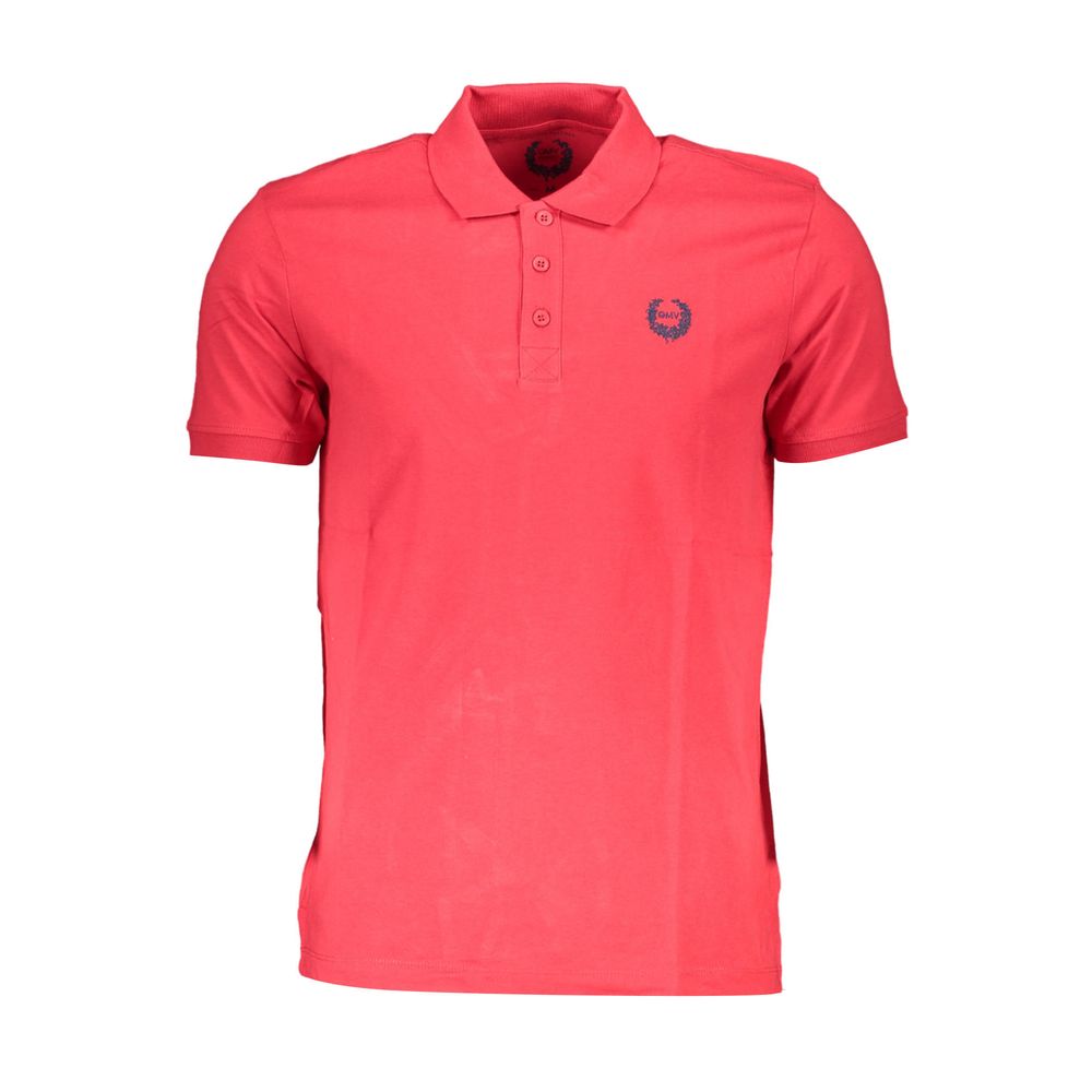 Gianmarco Venturi Red Cotton Polo Shirt Mens T-Shirt
