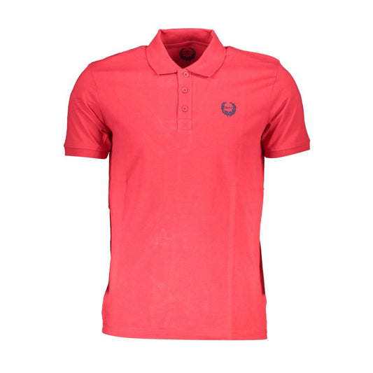 Gianmarco Venturi Red Cotton Polo Shirt Mens T-Shirt