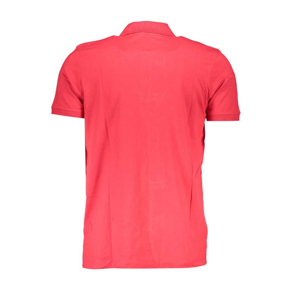 Gianmarco Venturi Red Cotton Polo Shirt Mens T-Shirt