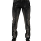 Emporio Armani Black Washed Slim Fit Men Denim Trouser Jeans