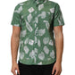 Carhartt Wip Green Printed Cotton Collared Short Sleeves Polo Shirt Mens T-Shirt