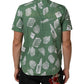 Carhartt Wip Green Printed Cotton Collared Short Sleeves Polo Shirt Mens T-Shirt
