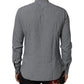 AGLINI Gray Polka Dot Cotton Button Down Long Sleeves Shirt Mens T-Shirt