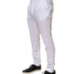 Daniele Alessandrini White Linen Formal Dress Trouser Pants