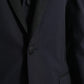 Dolce & Gabbana Blue Wool MARTINI 1 Button Men 3 Piece Suit Mens Suit