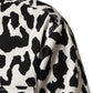 Dolce & Gabbana Black White Leopard Denim Blouson Sweater Mens Sweater