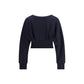 PINKO Blue Cotton Sweatshirt