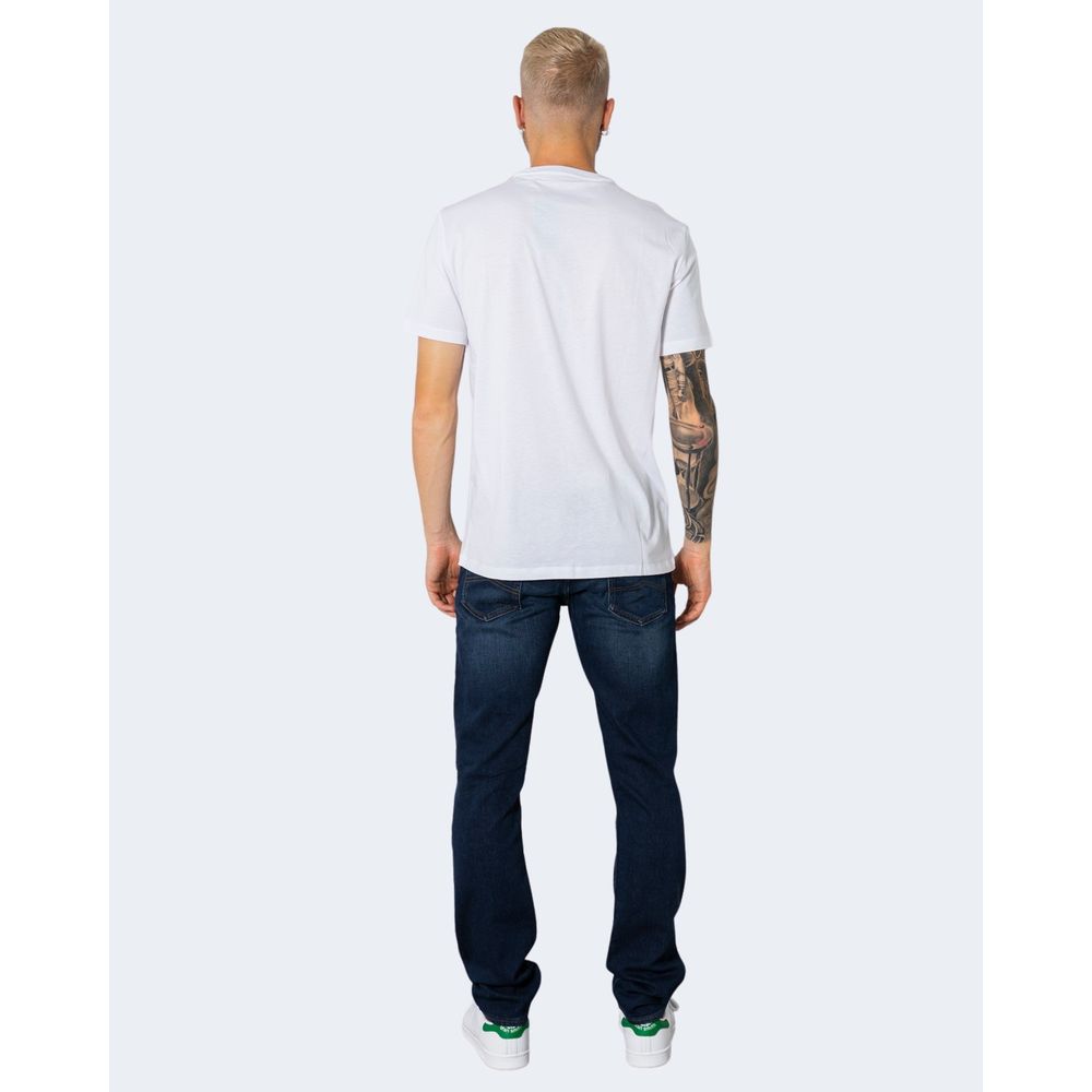 Armani Exchange White Cotton T-Shirt Mens T-Shirt