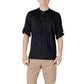 Antony Morato Black Cotton Shortsleeve Shirt