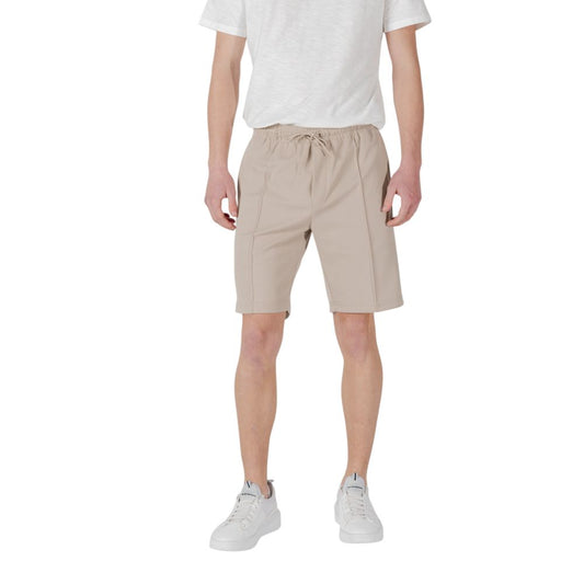 Antony Morato Beige Polyester Bermuda Shorts Mens Shorts