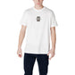 Armani Exchange White Cotton Sportswear Mens T-Shirt
