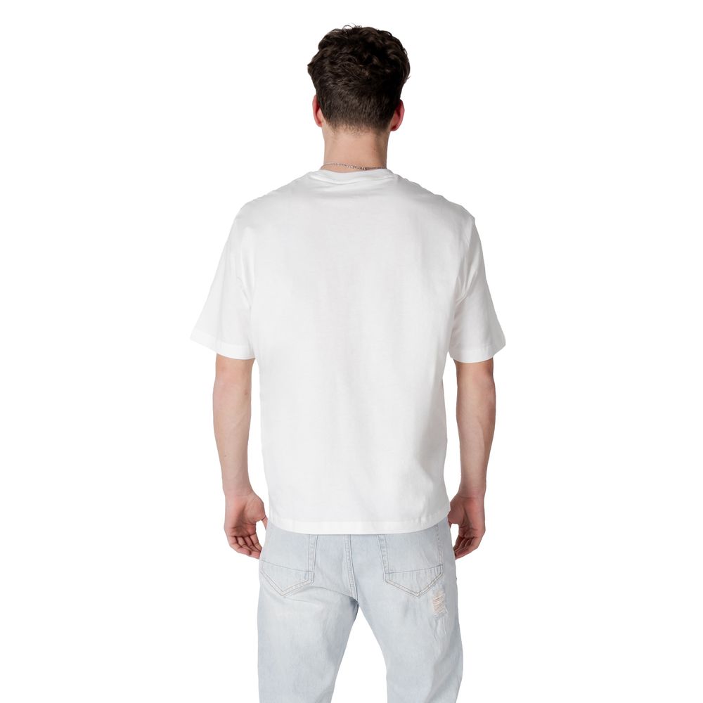 Armani Exchange White Cotton T-Shirt Mens T-Shirt