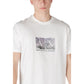 Armani Exchange Cream Cotton T-Shirt Mens T-Shirt