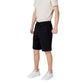 Armani Exchange Black Cotton Bermuda Shorts Mens Shorts