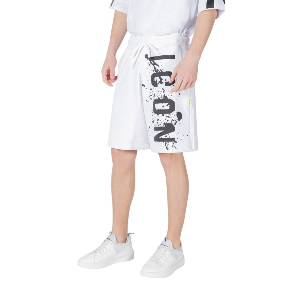 Icon White Cotton Bermuda Shorts Mens Shorts