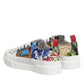 Dolce & Gabbana Multicolor Patchwork Low Top Sneakers Shoes