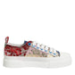 Dolce & Gabbana Multicolor Patchwork Low Top Sneakers Shoes