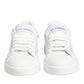 Dolce & Gabbana White Mesh Inserts Low Top Sneakers Shoes