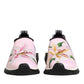 Dolce & Gabbana Pink Floral Sorrento Low Top Sneakers Shoes