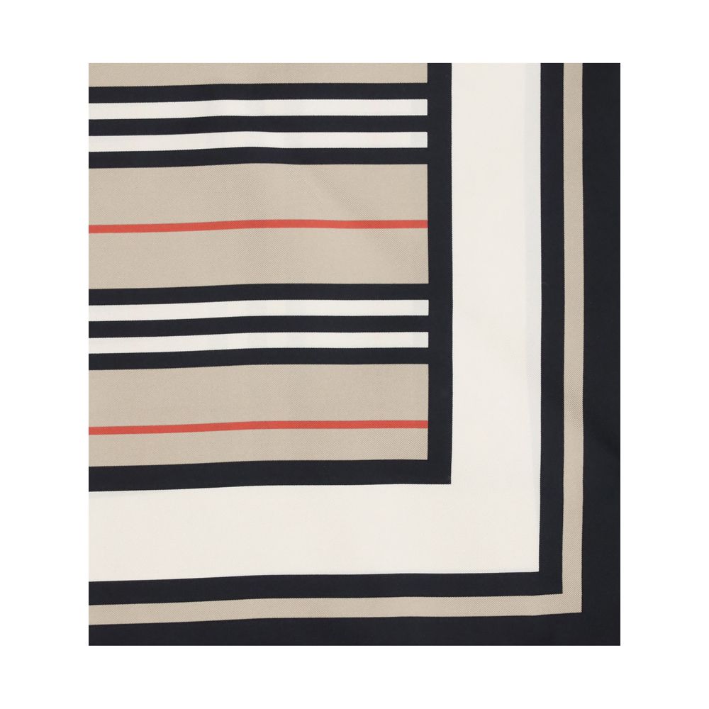Burberry Beige Silk Scarf