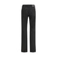 Saint Laurent Black Cotton Straight-Leg Jeans