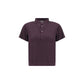 Margiela Purple Viscose Polo Shirt