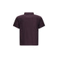 Margiela Purple Viscose Polo Shirt