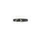 Valentino Garavani Black Calf Leather Bos Taurus Bracelet