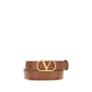 Valentino Garavani Beige Calf Leather Bos Taurus Regular Belt