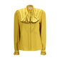 Valentino Yellow Silk Blouse