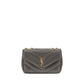 Saint Laurent Gray Lamb Ovis Aries Aries Shoulder Bag