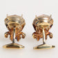 Dolce & Gabbana Gold Tone 925 Sterling Silver Crystal Accessory Cufflinks Mens Cufflinks