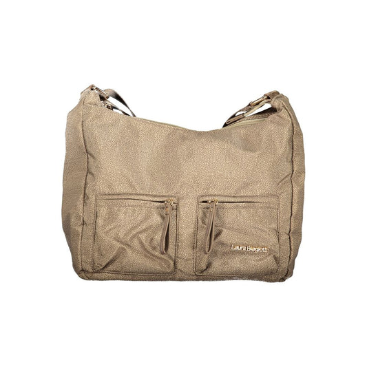 Laura Biagiotti Beige Polyester Handbag