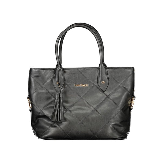 Laura Biagiotti Black Pvc Handbag