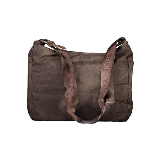 Laura Biagiotti Brown Polyester Handbag