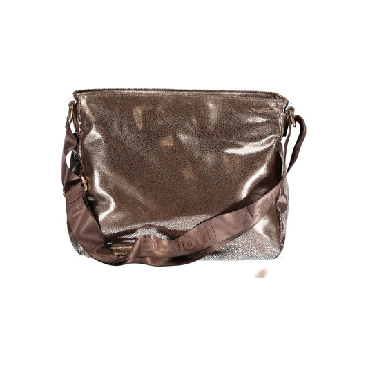 Laura Biagiotti Bronze Polyester Handbag