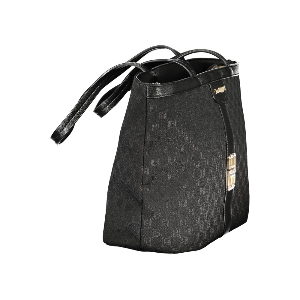 Laura Biagiotti Black Polyester Handbag