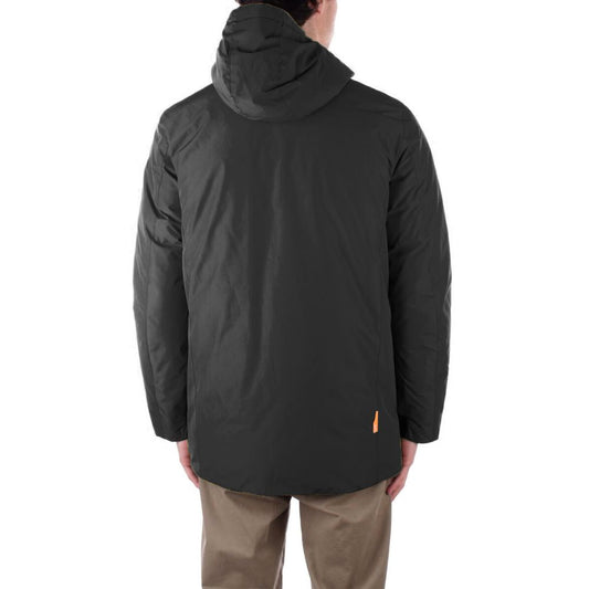 Suns Black Polyester Jackets & Coat Mens Jacket