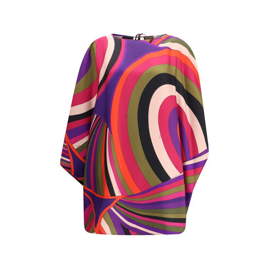 Emilio Pucci Multicolor Silk Casual Dress