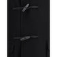 Tagliatore Black Fleece Wool Coat