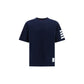 Thom Browne Blue Cotton T-Shirt Mens T-Shirt