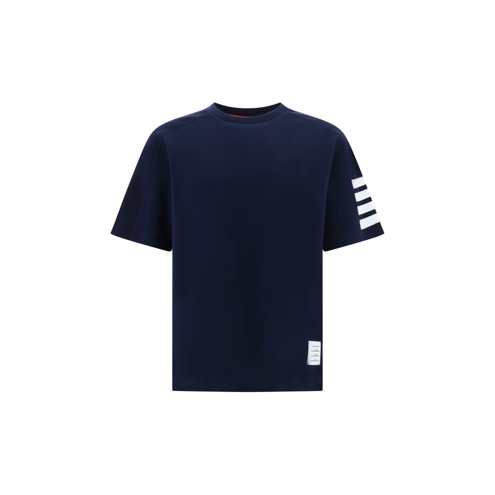 Thom Browne Blue Cotton T-Shirt Mens T-Shirt