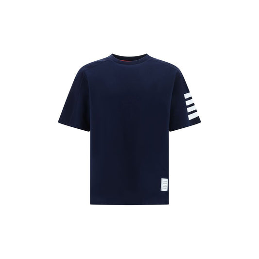 Thom Browne Blue Cotton T-Shirt Mens T-Shirt