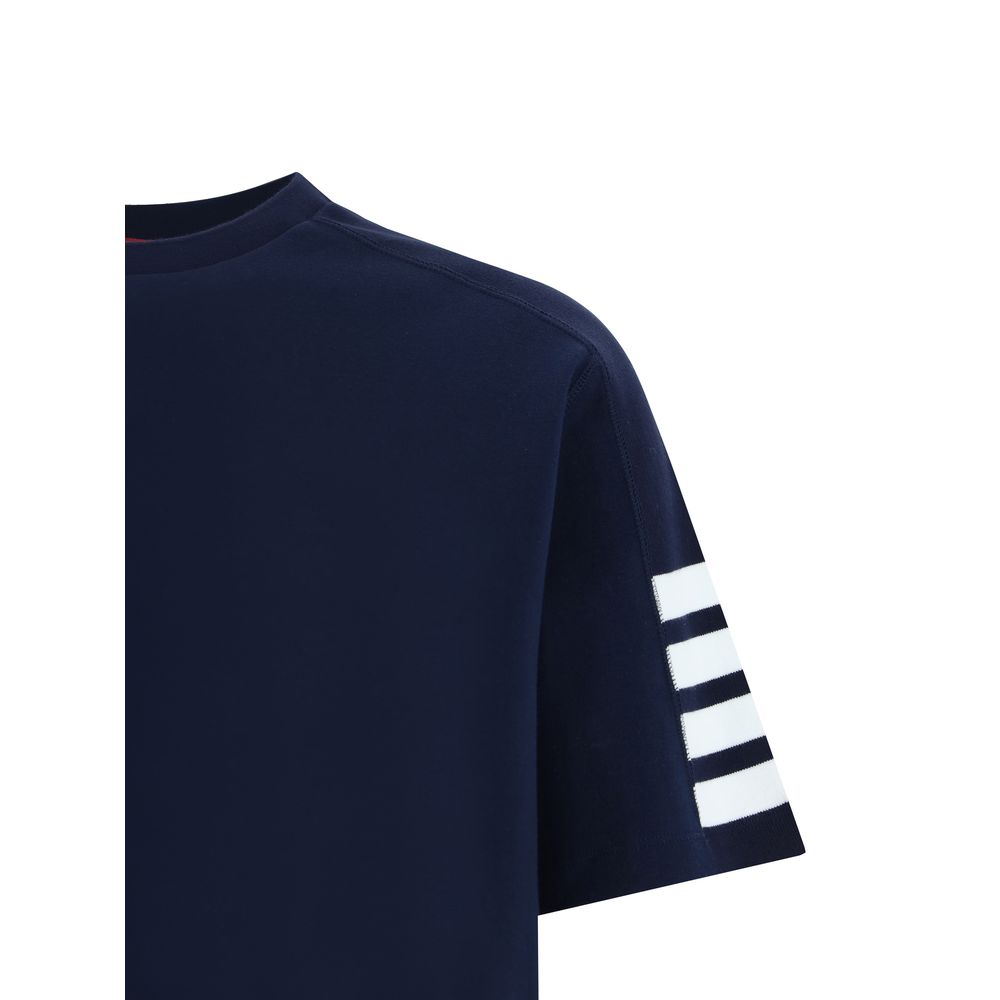 Thom Browne Blue Cotton T-Shirt Mens T-Shirt