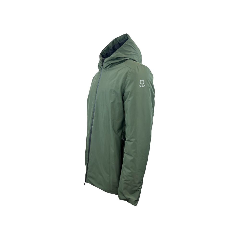 Suns Green Polyester Jackets & Coat Mens Jacket