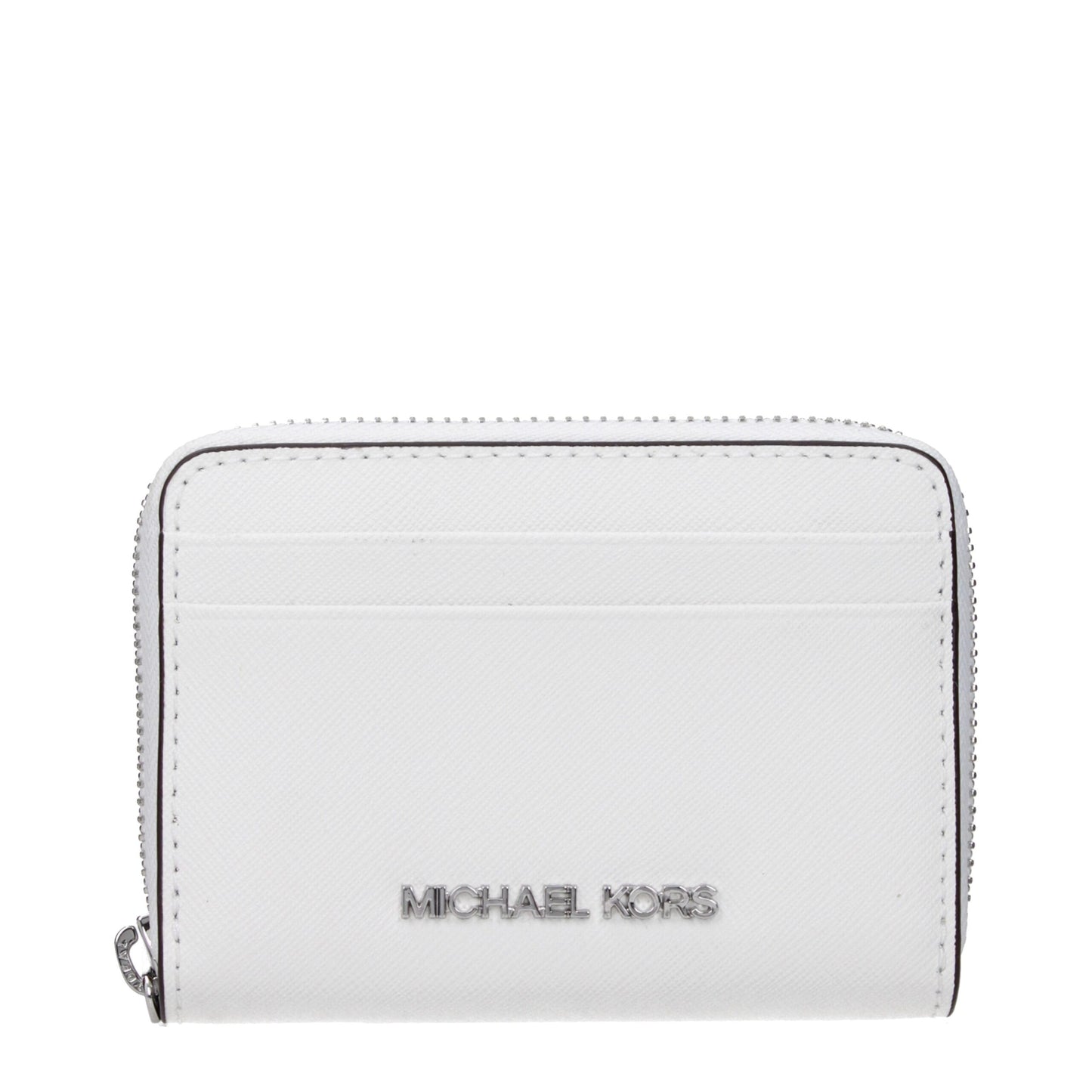 Michael Kors White Leather Cardholder