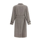 Ferragamo Beige Wool Coat Mens Jacket