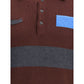 GR10K Bordeaux Wool Polo Shirt Mens T-Shirt