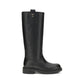Fendi Black Calf Leather Bos Taurus Ankle Boots